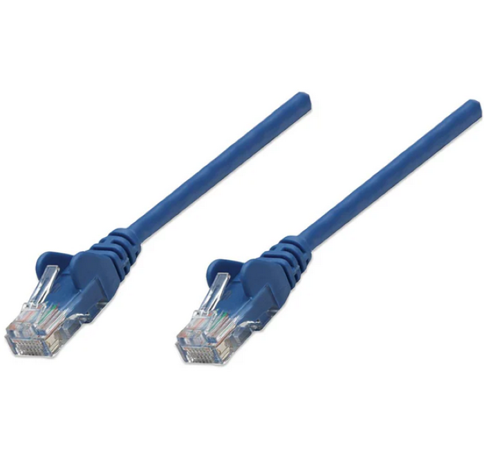 Intellinet Cat6, CCA, U/UTP, PVC,RJ45, 1m, plavi