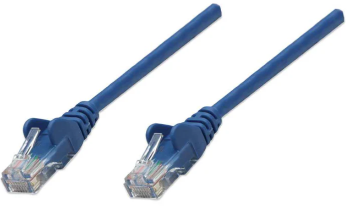 Intellinet Cat6, CCA, U/UTP, PVC, RJ45,1.5m, plavi