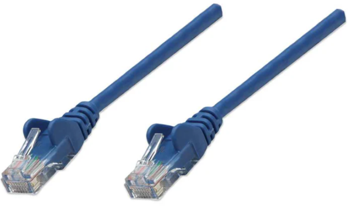 Intellinet Cat6,CCA, U/UTP, PVC, RJ45, 7.5m, plavi