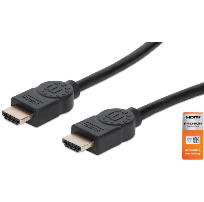 Manhattan kabel HDMI, 4K@60Hz, UHD, Eth, 1.8m,crni