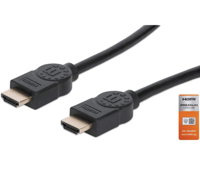 Manhattan kabel HDMI M/M, 4K@60Hz,UHD,Eth, 5m,crni