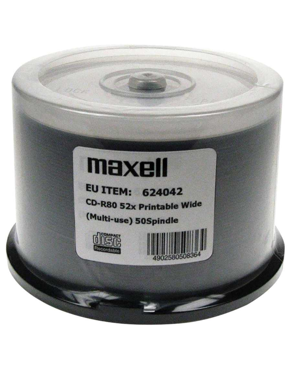 Maxell CD-R 52x, 700MB 50 kom spindle, printabilni
