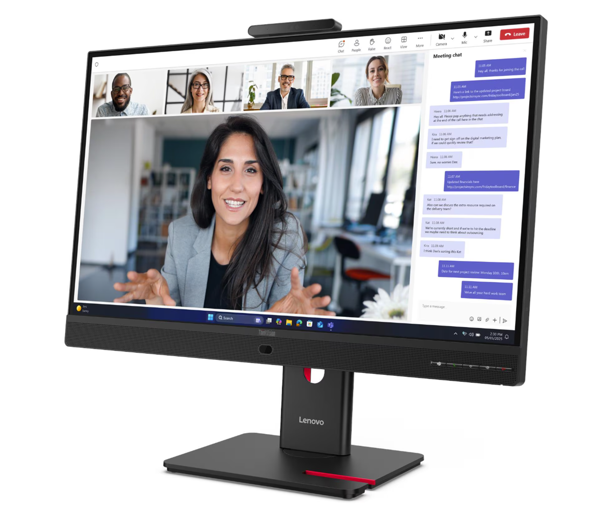 Lenovo T27QD-4v QHD IPS, HDMI, DP, USB-C, kamera