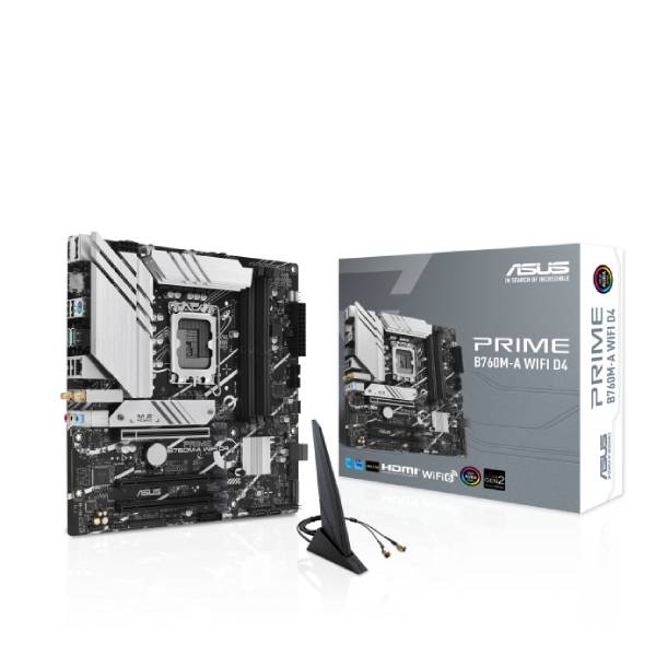 Asus PRIME B760M-A WIFI, DDR4 , S1700,  mATX