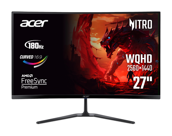Acer Nitro ED27QXC 27'' VA, 180Hz, DP, 2xHDMI, cur