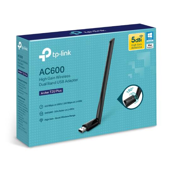 TP-Link Archer T2U Plus, AC600 WLAN USB adapter - Copia Forum
