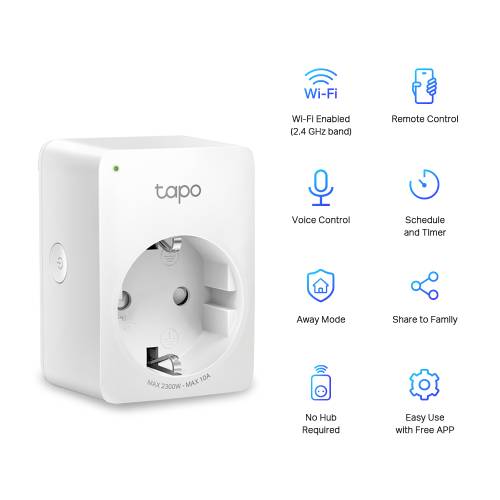 TP-Link Tapo P100 Mini Smart Wi-Fi Alexa & Google - Copia Forum