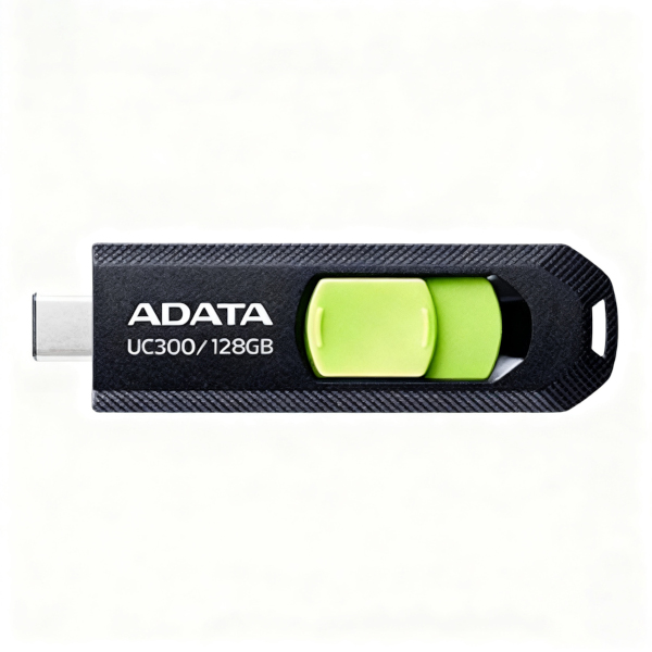ADATA UC300, 128GB, USB Type-C crno-zeleni