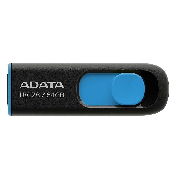ADATA UV128, 64GB, USB3.2 plavo-crni