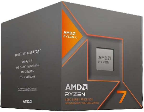 AMD Ryzen 7 8700G, 8C/16T 3,8GHz/5,1GHz, 24MB, AM5