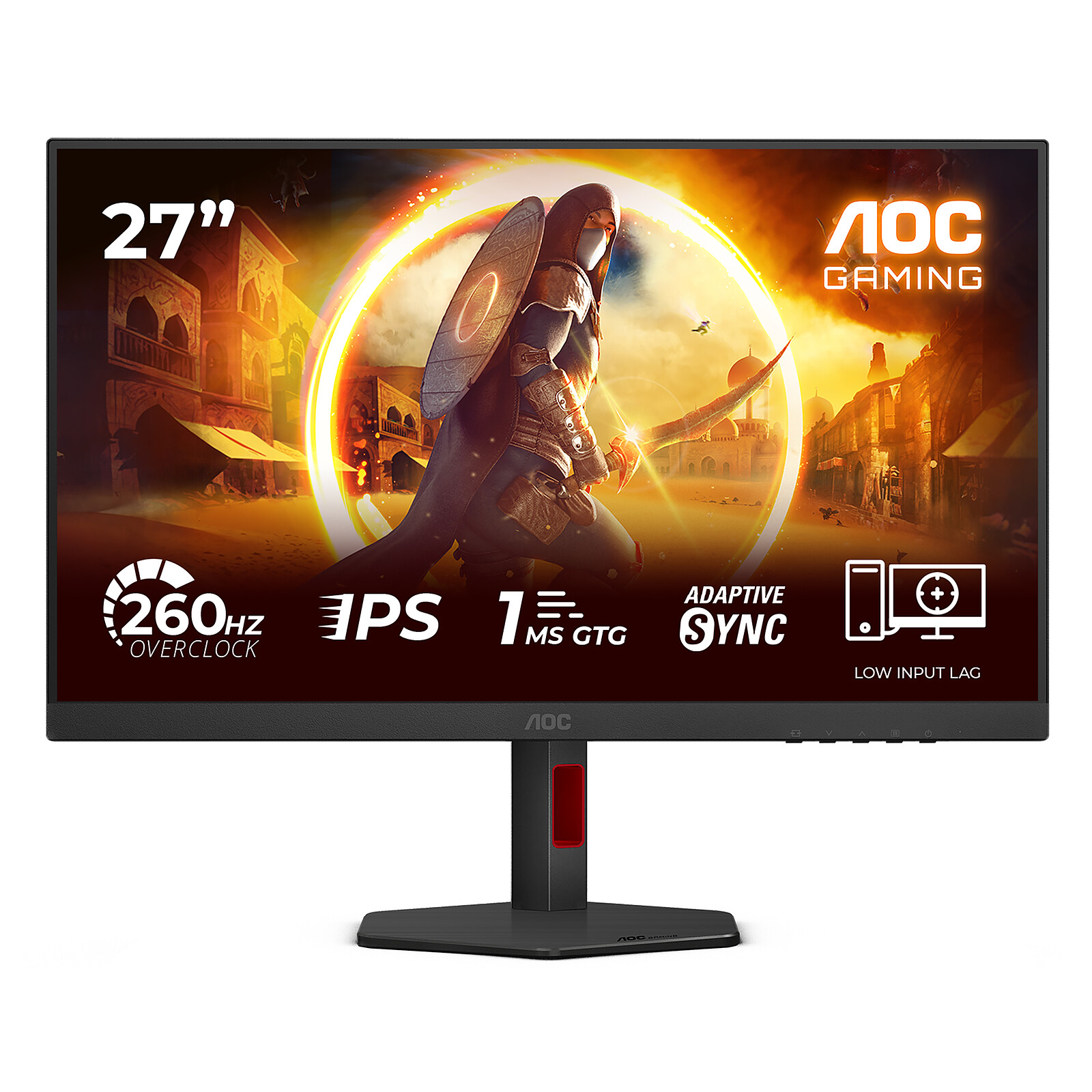 AOC 27G4ZR, 27'', HDMI, DP 240Hz,HAS,zvuč