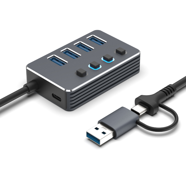 Asonic 2u1 USB 3.0 4Port Hub
