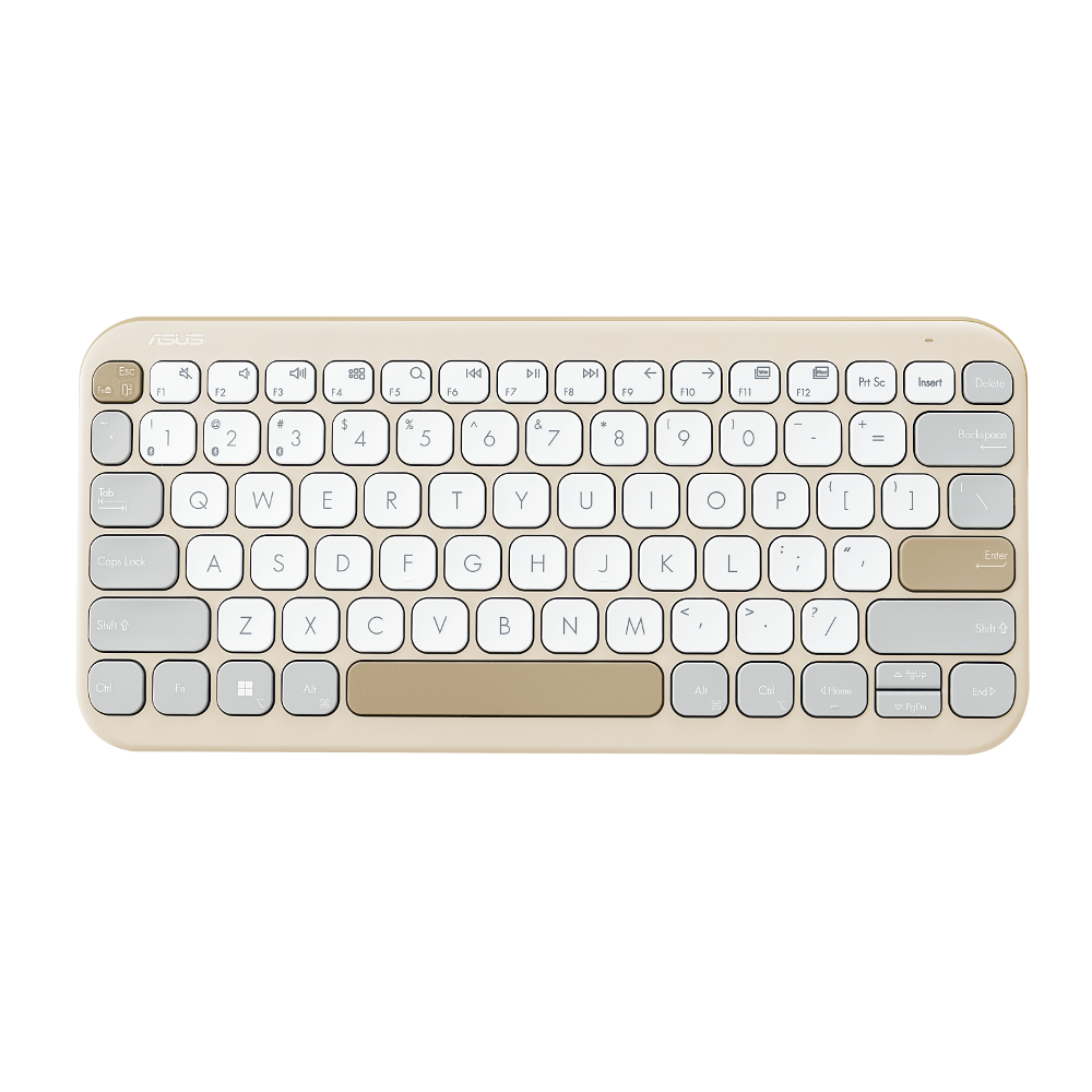 ASUS KW100, bežična tipkovnica, bež