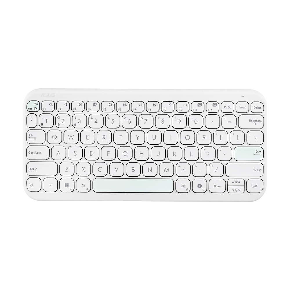 ASUS KW100, bežična tipkovnica, bijela
