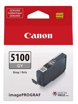 Canon tinta PFI-5100GY, siva