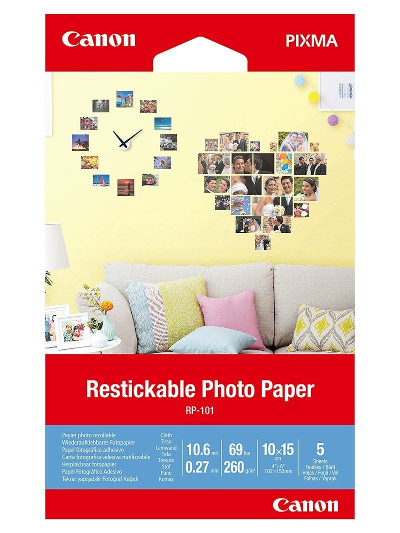Canon Višestruko ljepljiv papir RP-101 10x15 - 5 L - Copia Forum