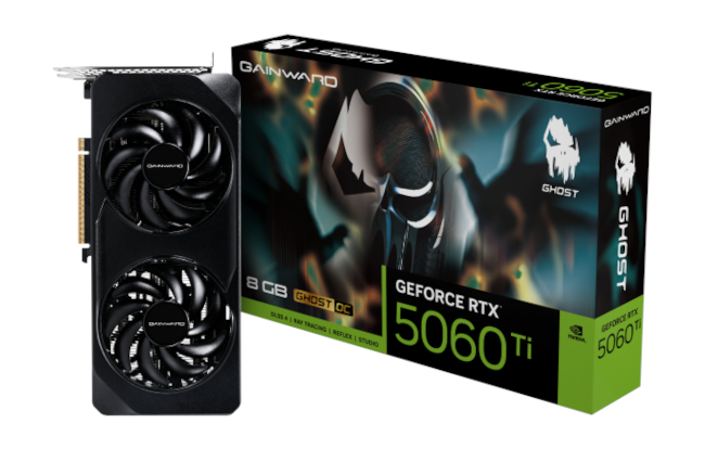 Gainward RTX 5060Ti Ghost OC 8GB GDDR7