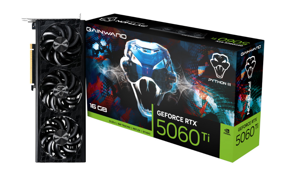 Gainward RTX 5060Ti Python III V1 16GB GDDR7