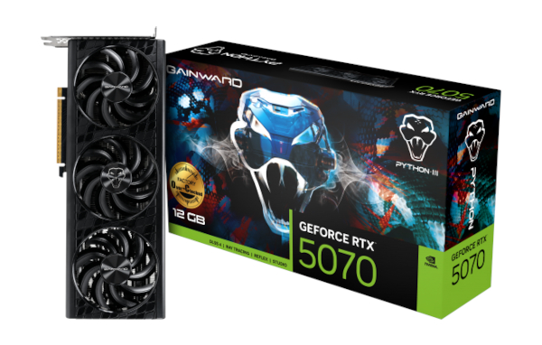 Gainward RTX5070 Python III OC, 12GB, GDDR7