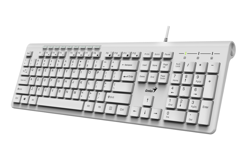 Genius SlimStar 230, tipkovnica, USB, bijela - Copia Forum