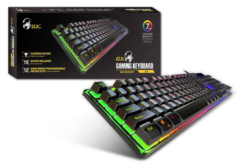 Genius Scorpion K8, gaming tipkovnica, RGB, USB - Copia Forum