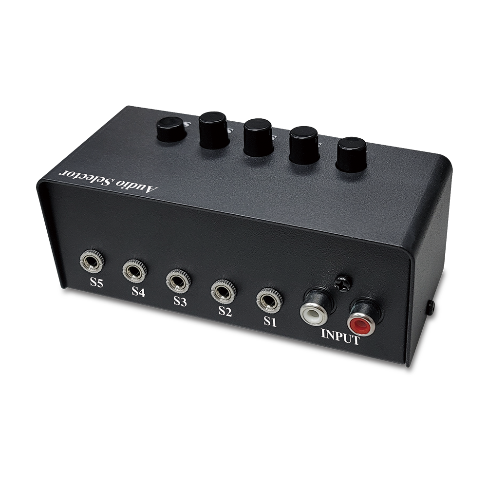 Genius Stereo Switching Box, 5-port Audio