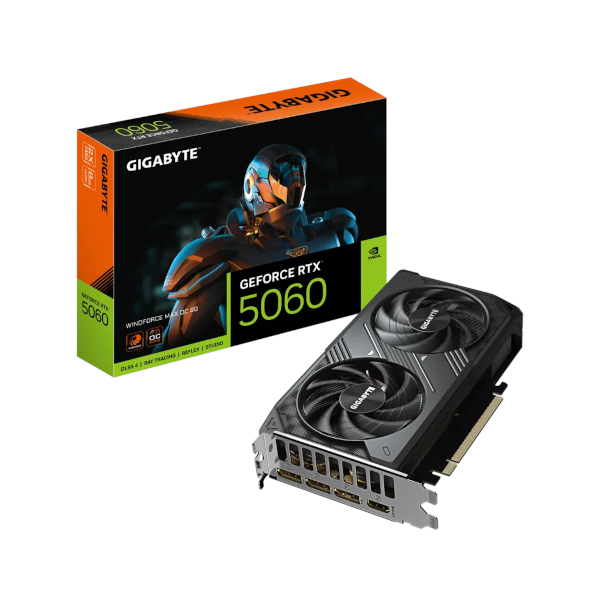 Gigabyte GF RTX5060 Windforce Max, 8GB GDDR7