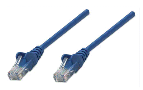 Intellinet Cat5e, CCA,U/UTP, PVC, RJ45, 10m, plavi