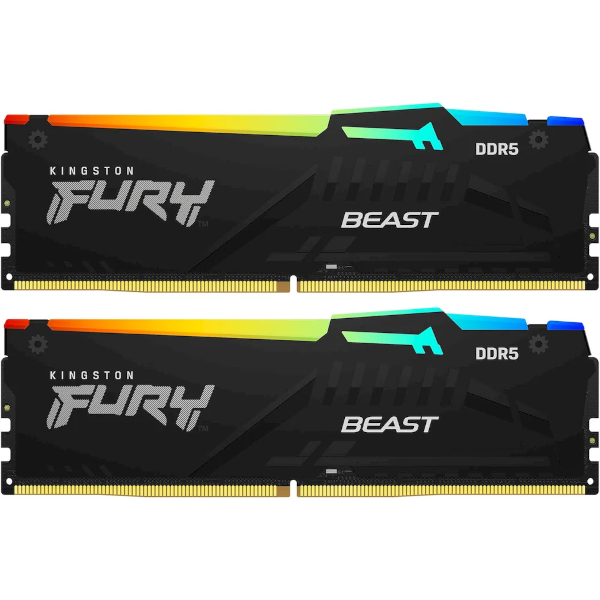 Kingston DDR5 32GB 6000MHz,2x16G, FURY Beast RGB E