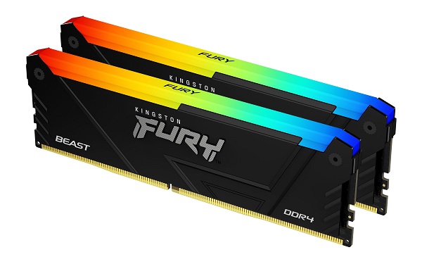 Kingston DDR4 16GB, 3200MHz, (2x8G) FURY Beast RGB