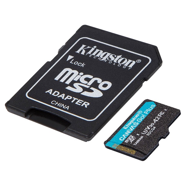 Kingston microSD, Canvas Go! Plus, R200/W100, 64GB