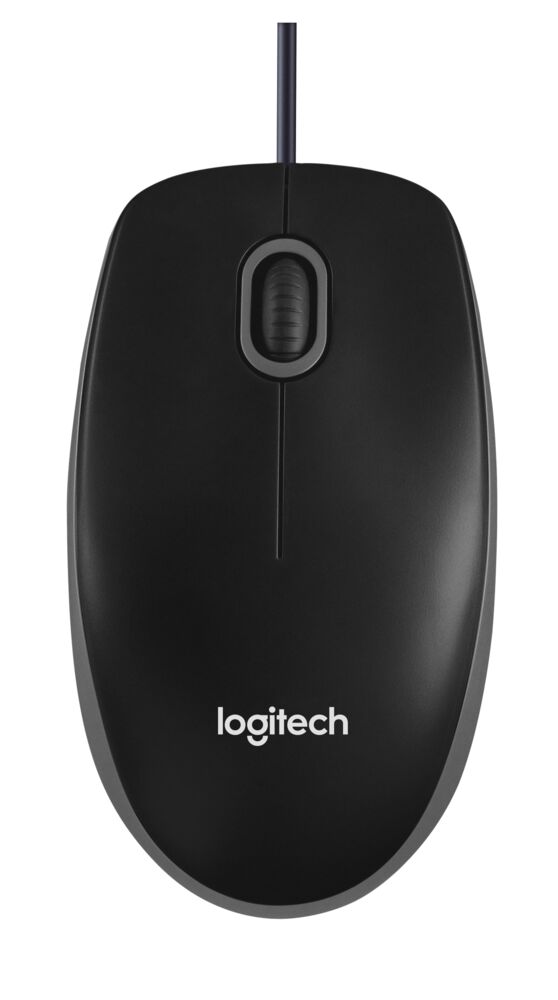 Logitech M100 žičani optički miš, tamnosiva