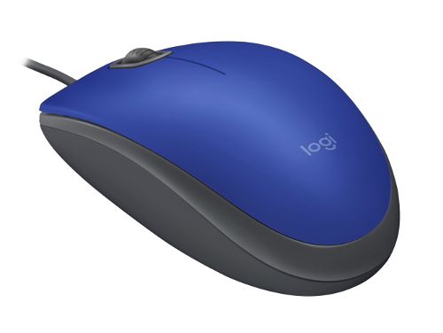 Logitech M110 Silent žičani optički miš, plava - Copia Forum