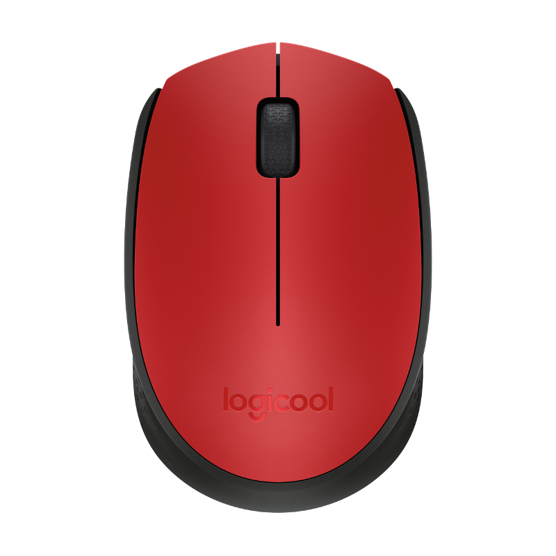 Logitech M171 bežični optički miš, crveno-crna - Copia Forum