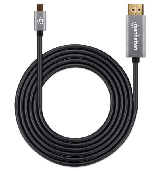 Manhattan kabel USB-C na DP M/M, 8K@60Hz, 2m, crni