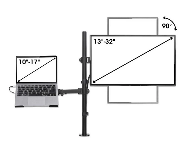 Manhattan nosač za monitor i NB,13'-32', do 8kg