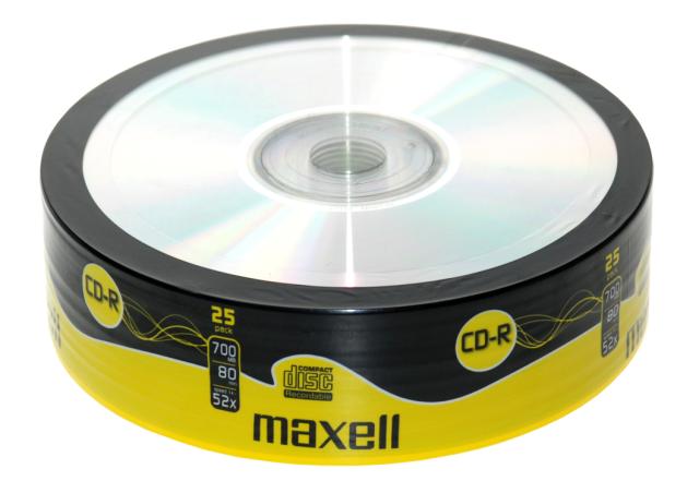 Maxell CD-R 52x, 700MB 25 kom shrink