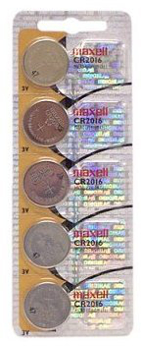 Maxell lit. dugm. baterija CR2016,5kom, blister