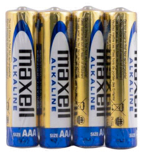 Maxell alkalne baterije LR-3/AAA, 4kom, shrink