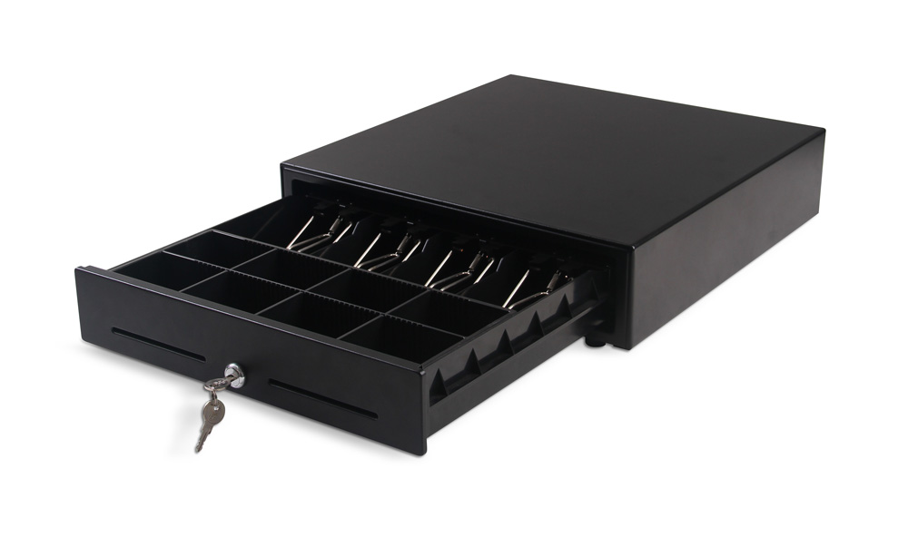 MicroPOS ladica za novac, 24V, KR-410, 5N8K, crna - Copia Forum