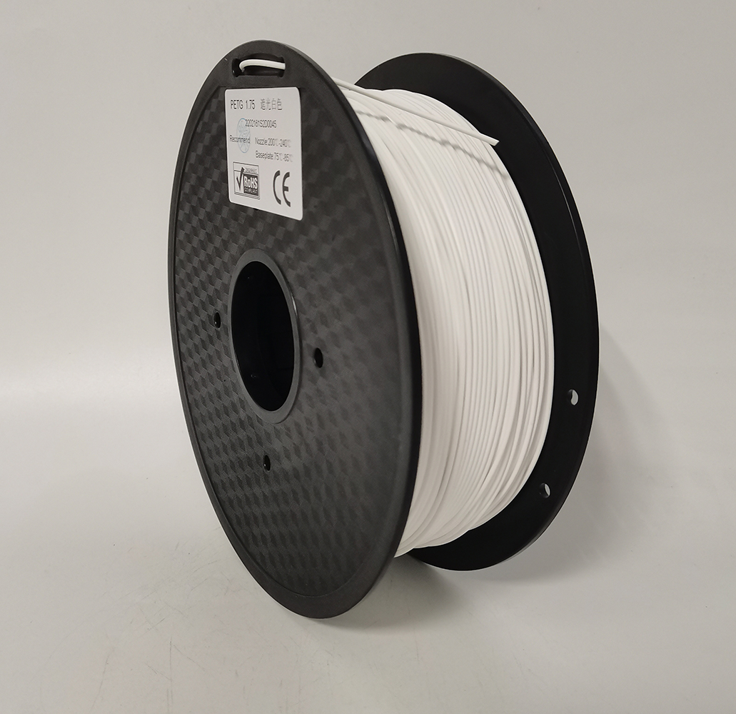 PET-G filament 1.75 mm, 1 kg, shading white