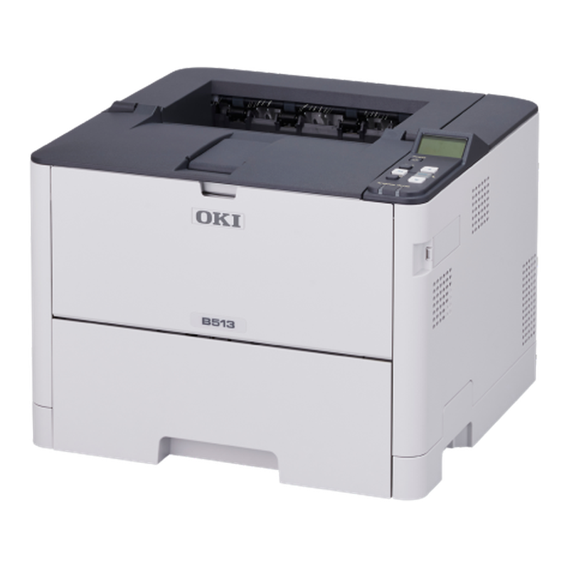 Oki B513dn, 45s/m,1200dpi, dupl., USB+GigEth.