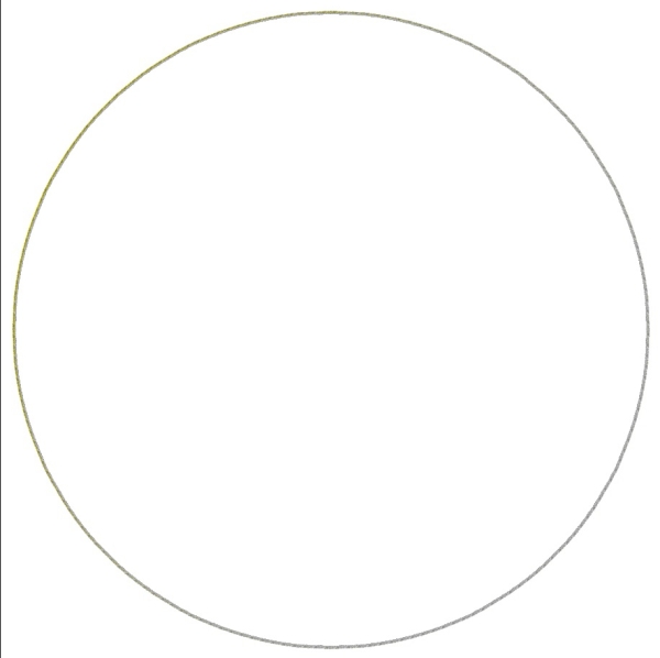 Oki podne naljepnice okrugle, fi285mm, 100 listova
