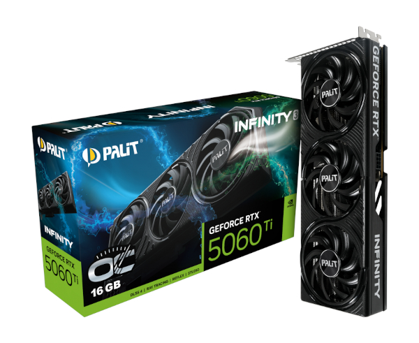 Palit GF RTX5060Ti Infinity 3 OC, 16GB GDDR7