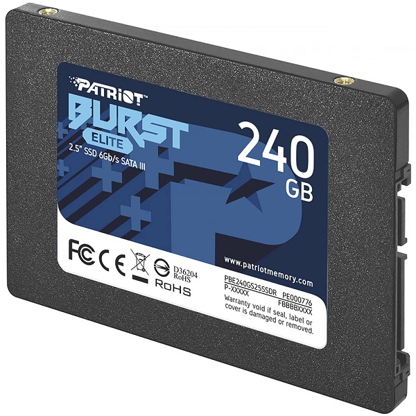 Patriot SSD Burst Elite R450/W320, 240GB, 7mm,2.5