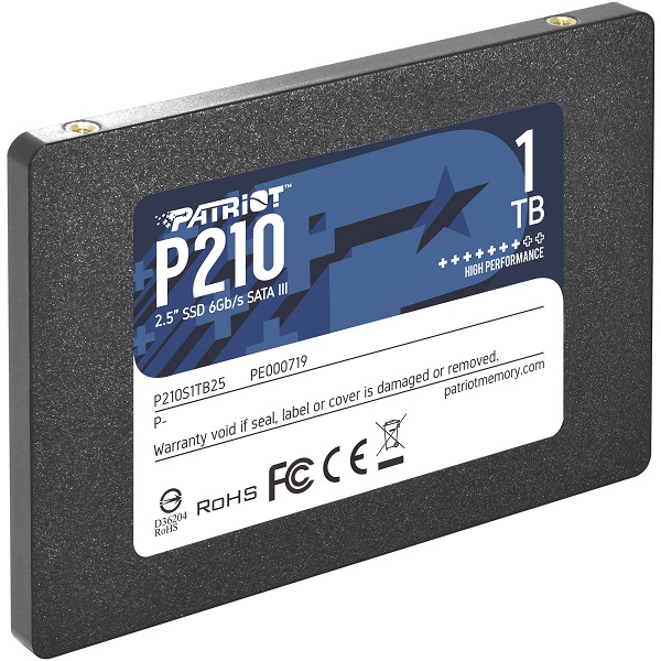 Patriot SSD P210 R520/W430, 1TB, 7mm, 2.5