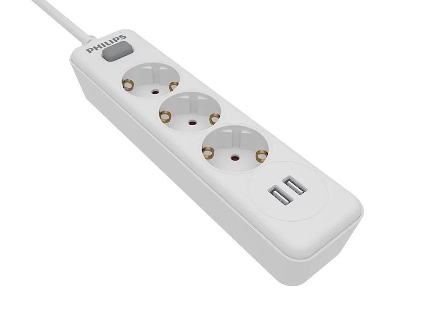 Philips prenaponska zaštita PN3032WA, 3+2 USB