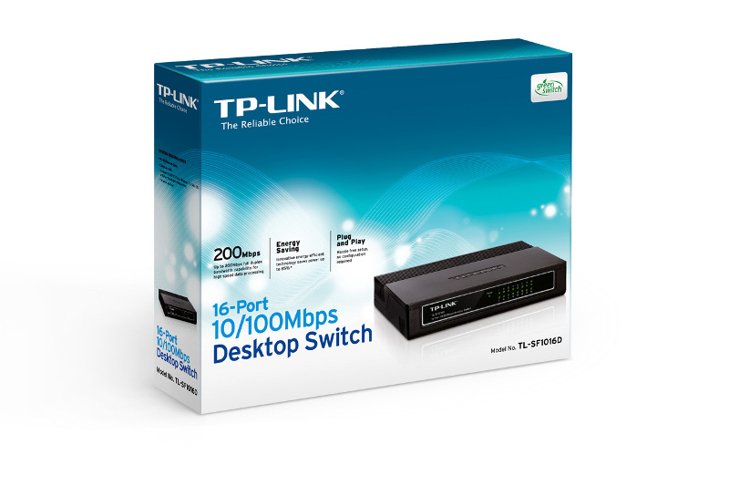 TP-Link TL-SF1016D,16-port 10/100 switch,plastično - Copia Forum