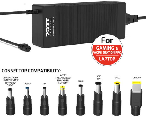 Port punjač 250W za gaming prijenosnike i RS