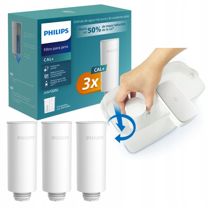 Philips AWP225S instant soft 3pack filtera